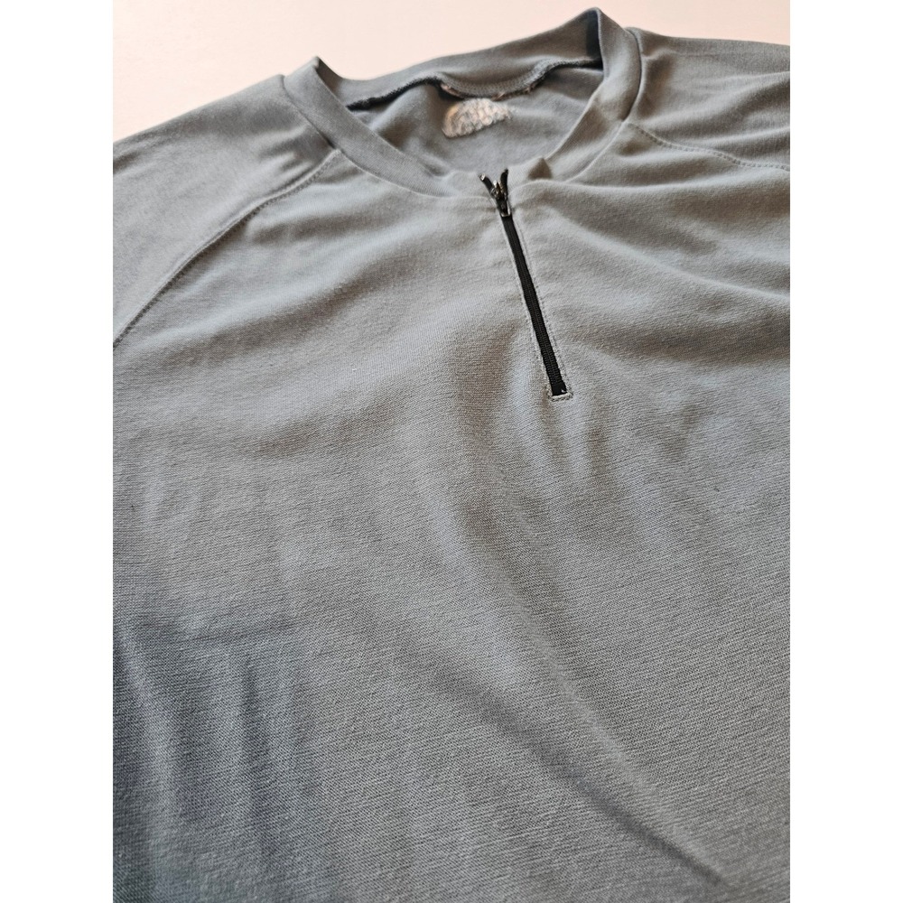 The North Face Quarter Zip Shirt Womens M Blue Gray Hiking Trail Activewear - Picture 2 of 7
